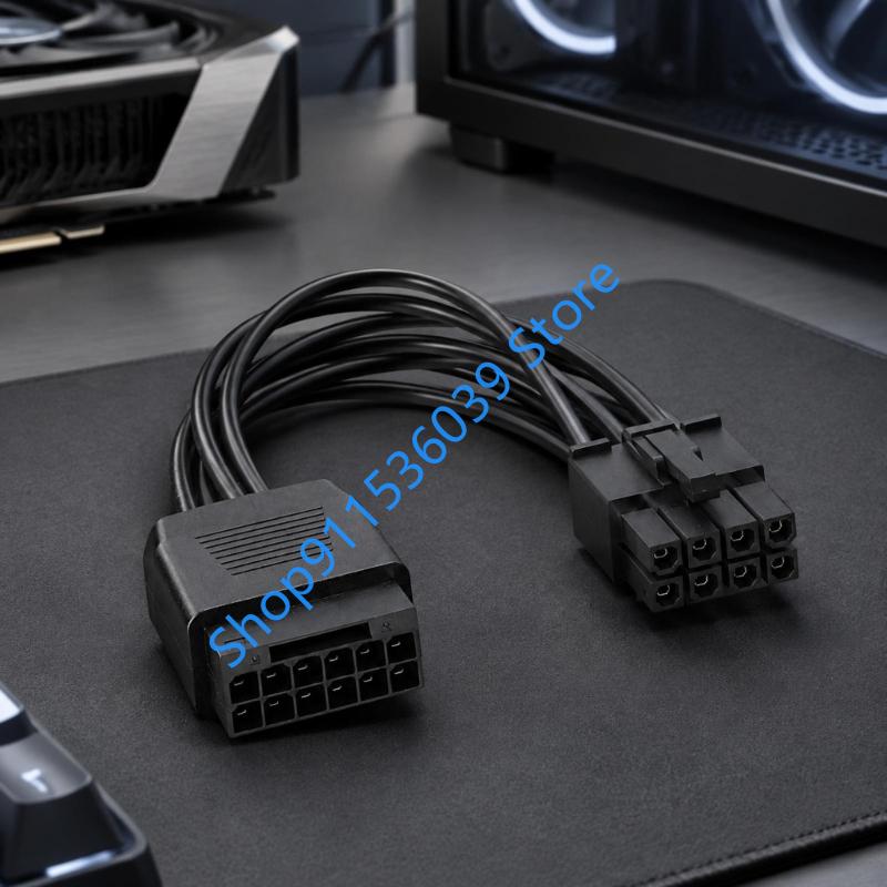 Dual 8Pin To 16Pin 12Vhpwr Cable - 45BB 12+4pin 12VHPWR Port 16-pinowy żeński