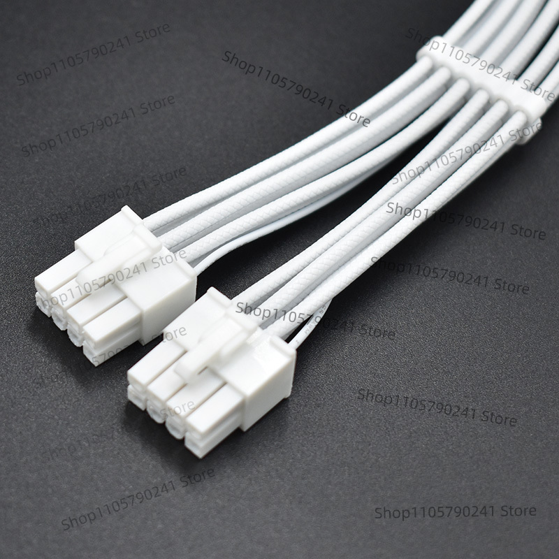 Biały kabel w oplocie 16AWG do – Dual 8Pin To 16Pin 12Vhpwr Cable recenzja i cena