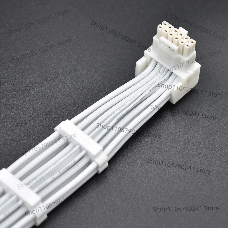 Biały kabel w oplocie 16AWG do – Dual 8Pin To 16Pin 12Vhpwr Cable recenzja i cena
