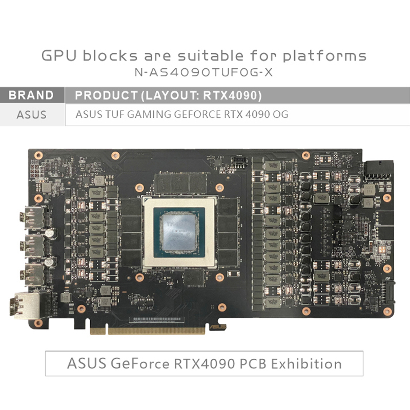 Blok chłodzenia GPU Bykski do  – Rtx 4090 Water Block recenzja i cena
